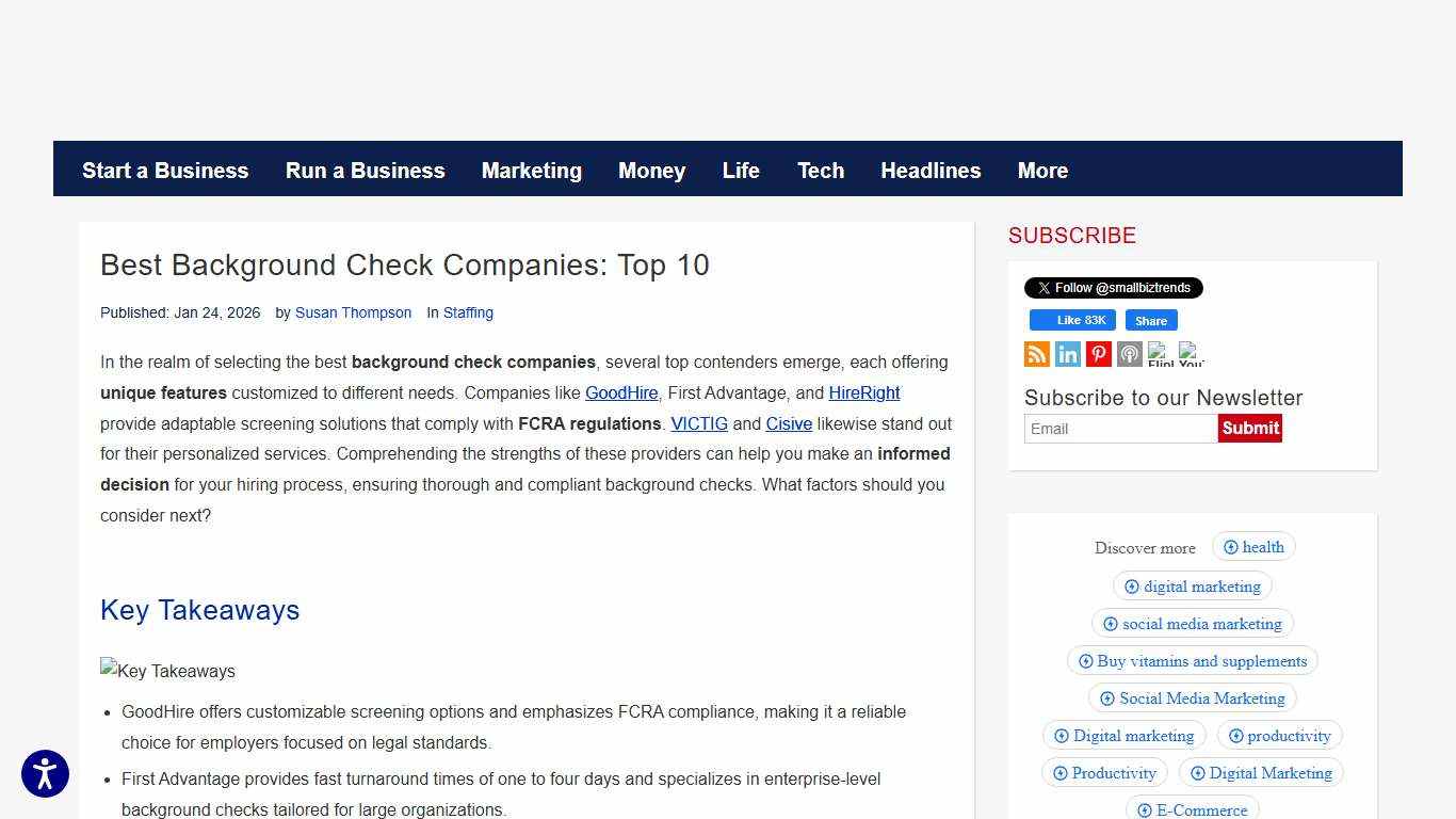 Best Background Check Companies: Top 10